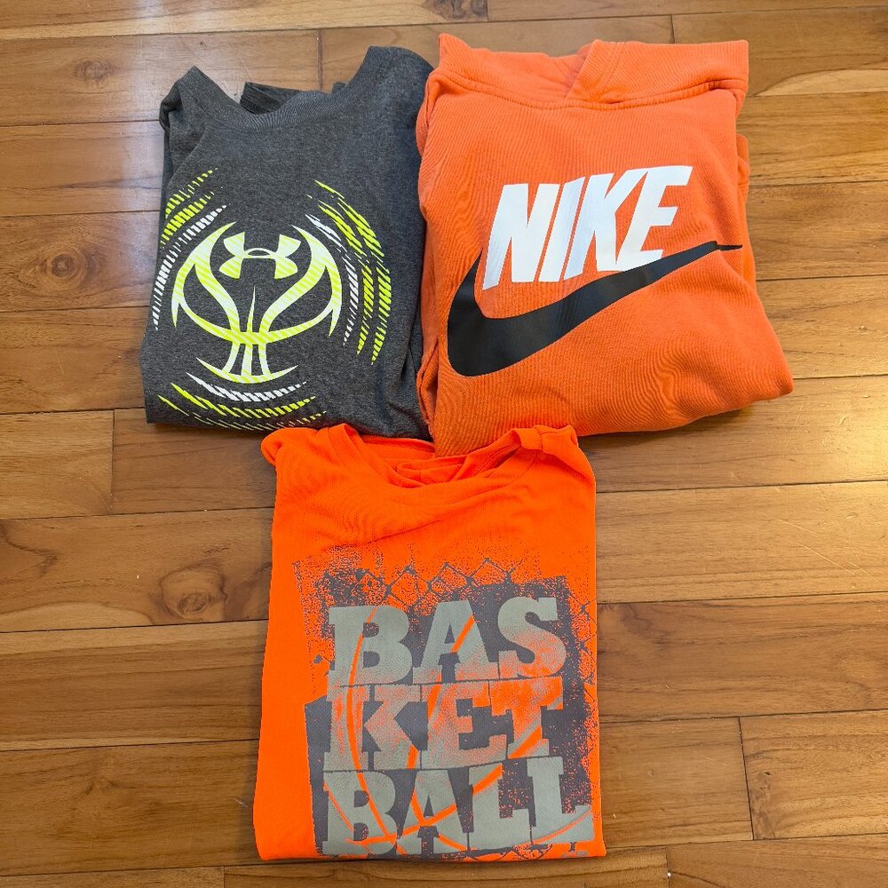 Boys Juniors 3 Pieces Clothing Bundle Mixed Style Multicolor Sport Size Large